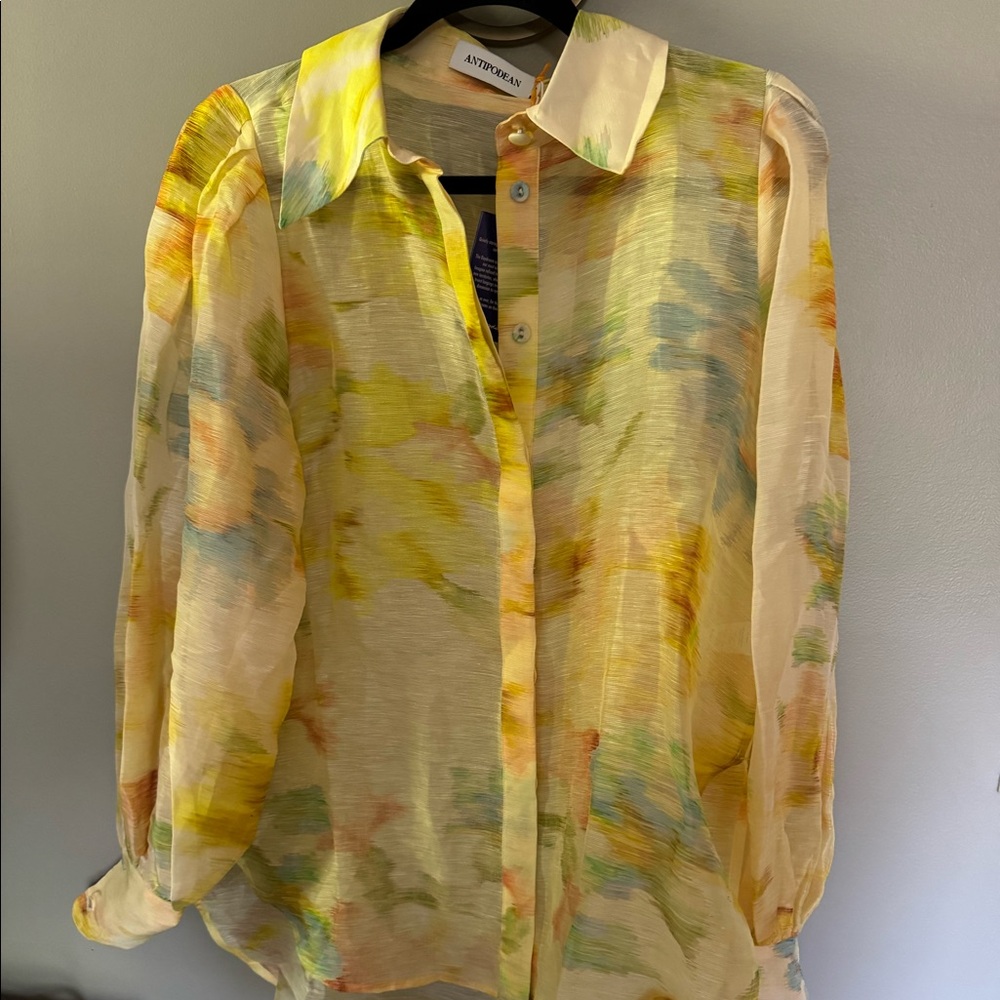 Antipodean Illuminate Balloon Sleeve Blouse - Picture 3 of 3